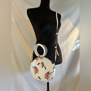 NEW A New Day white floral retro crossbody mini bag OS girlie feminine teenager